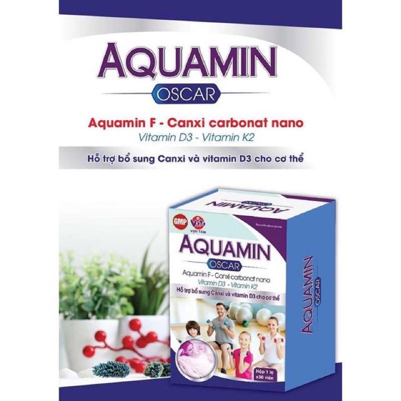 Aquamin Oscar - Bổ sung canxi, vitamin D3