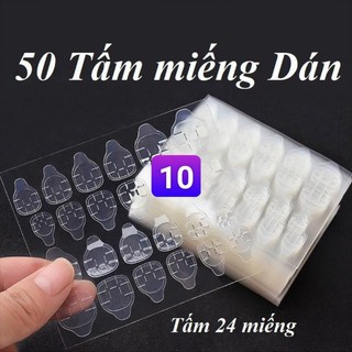 Miếng keo dán móng, vỉ 24 miếng keo dán móng