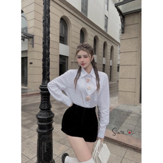 sơ mi cổ đức khuy đồng