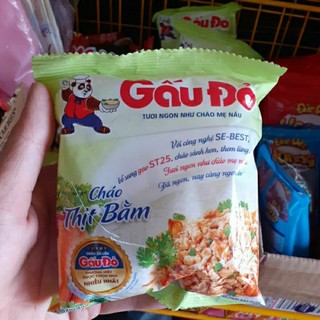 Cháo gấu đỏ cháo thịt bằm (50g)
