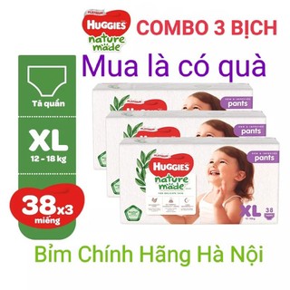 Combo 3 Tã dán/Tã quần Siêu cao cấp Huggies Platinum NB60, S82, M64/M58, L54/L44, XL44/XL38, XXL26