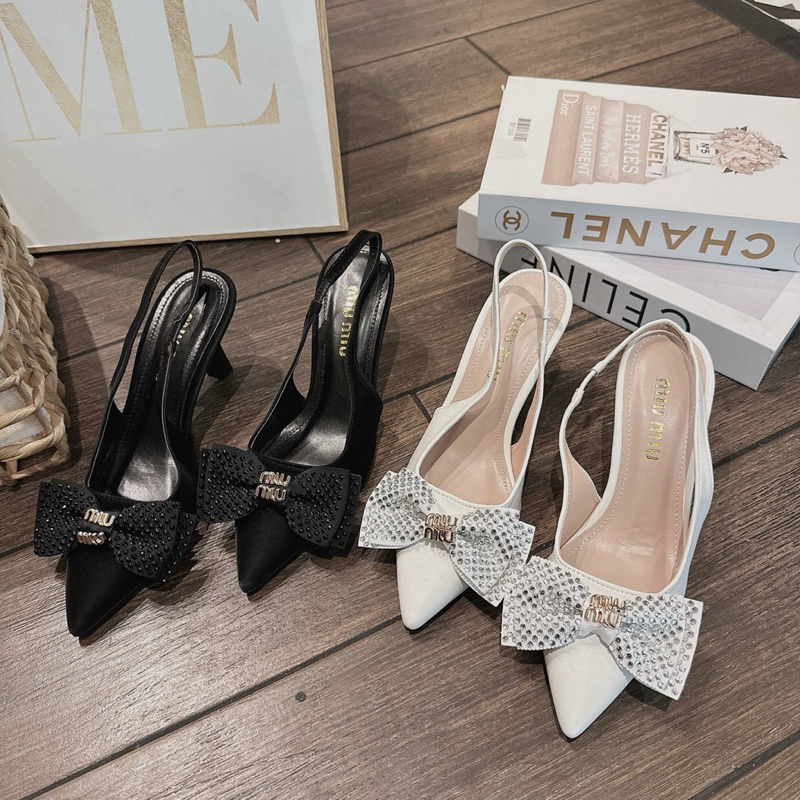 GIÀY GÓT NƠ MIUMIU XINH CỰC 😍