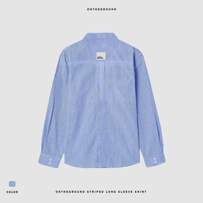 OTG STRIPED LONG SLEEVE SHIRT | Áo sơ mi dài tay kẻ sọc oversize
