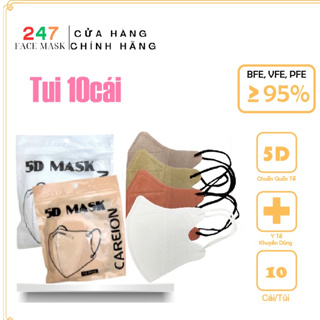 Khẩu Trang 5D Mask,Thiết Kế 5D Ôm Sát Khuôn Mặt,Chống Nắng,Chống Tia UV