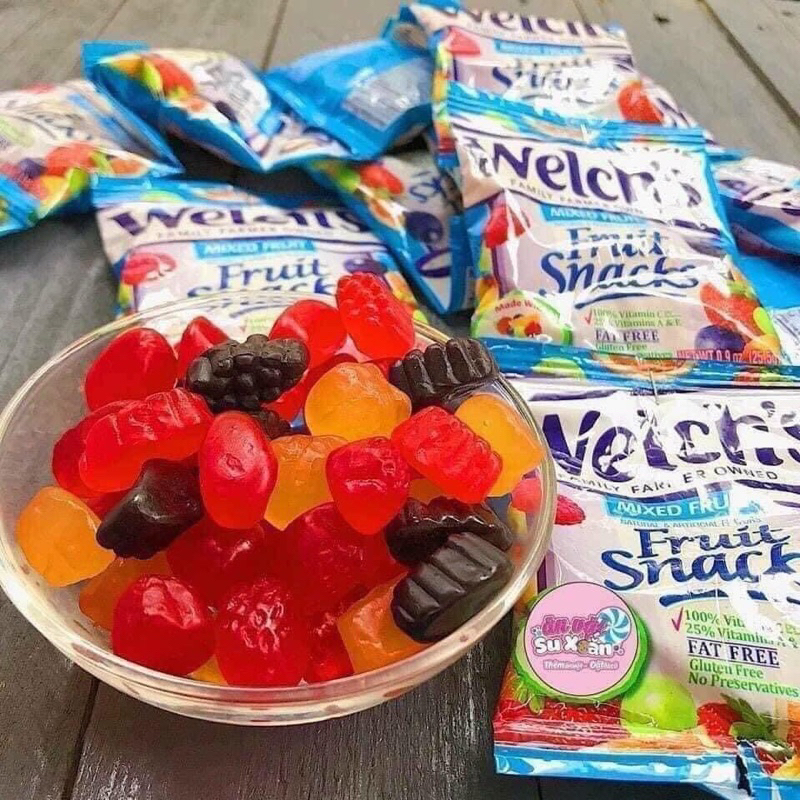Kẹo Dẻo Trái Cây Welch's Mỹ Túi 25.5g