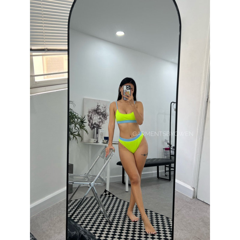 BIKINI CẠP CAO CÓ MÚT NÂNG NGỰC CHẤT THUN TĂM 2M0072