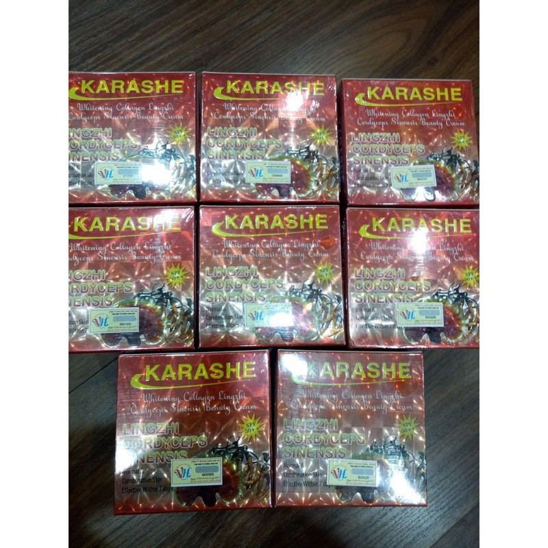 Kem KARASHE Collagen Linh Chi Đông Trùng Hạ Thảo 9 in 1 Cao Cấp Chính Hãng  25 g
