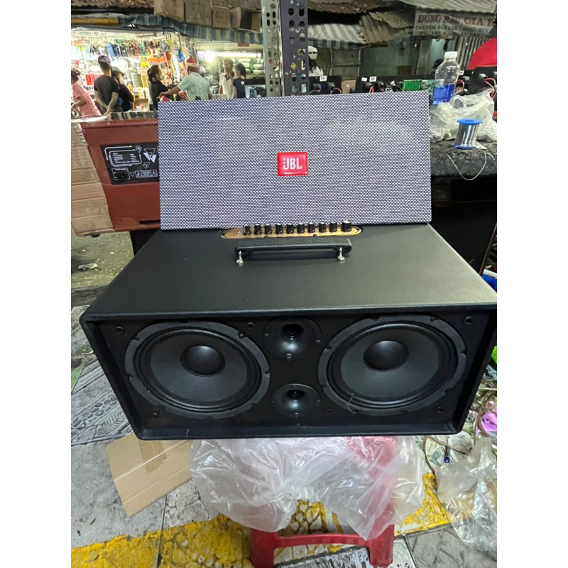 VỎ LOA KÉO XÁCH TAY 2 BASS 20