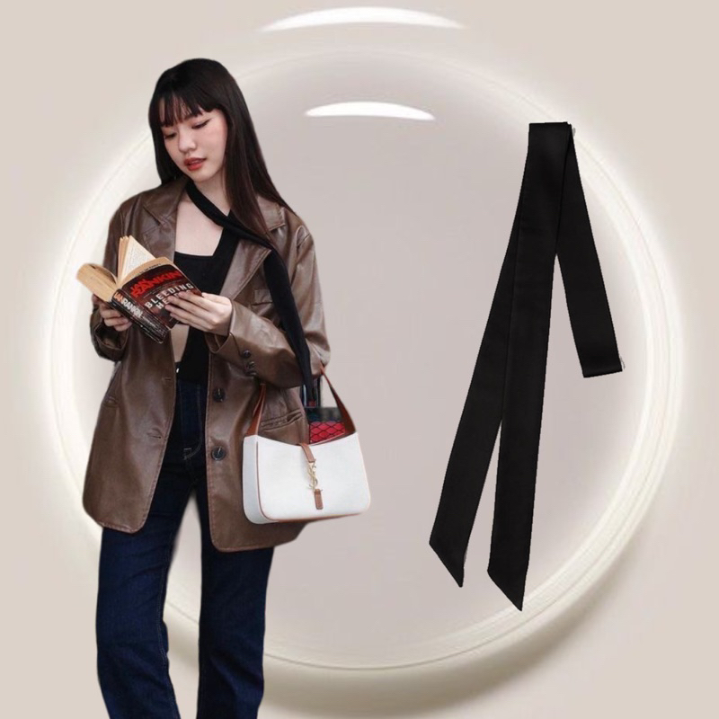 Khăn quàng cổ dây mảnh cá tính phong cách Y2K nam / nữ