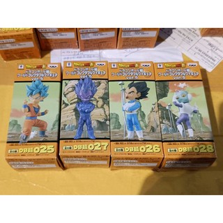 4 mô hình dragon ball wcf chính hãng - goku blue, vegeta,... new
