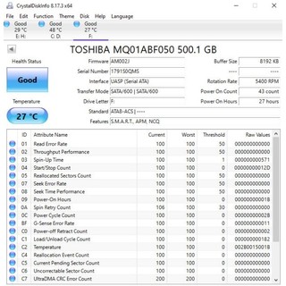 Ổ cứng di động 500GB (mới 99,99%, sức khỏe 100%)