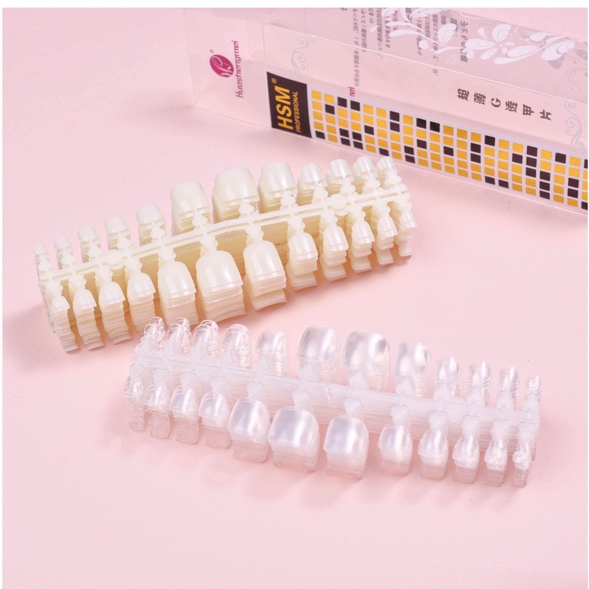 Hộp 504 móng up chân HSM siêu mỏng chính hãng N.P Nails