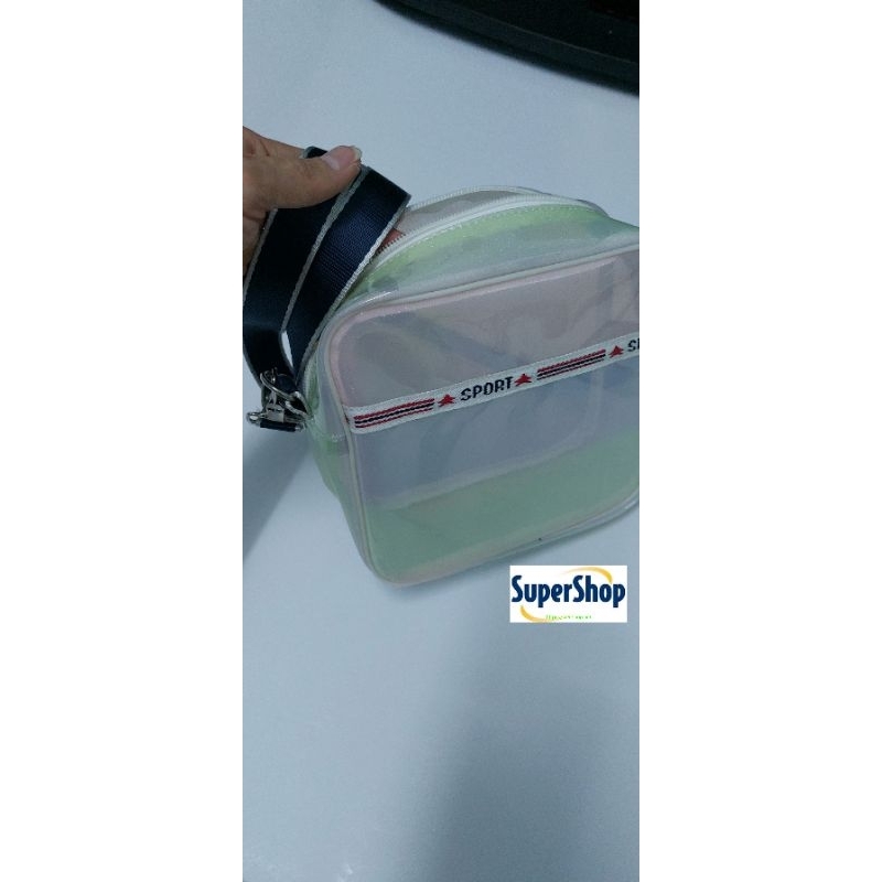 Túi Đeo Chéo PVC Màu Trong Suốt