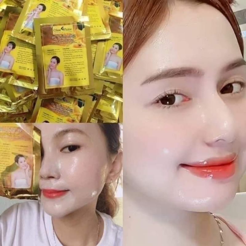 Ủ Trắng mặt huyết yến collagen
