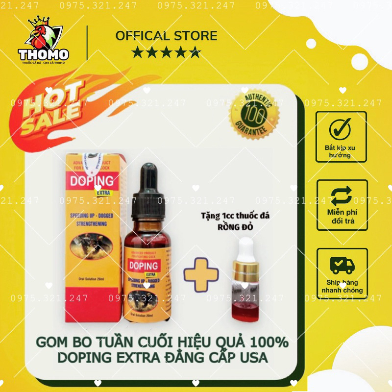 Hàng Mỹ - DOPING EXTRA VIP Gom bo tuần cuối, Nuôi gà tơ lỏn lẻn không cự tiện dụng 100% (đã test trại)