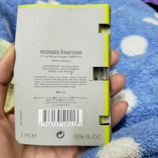 vial nước hoa Hermes H24 2ml