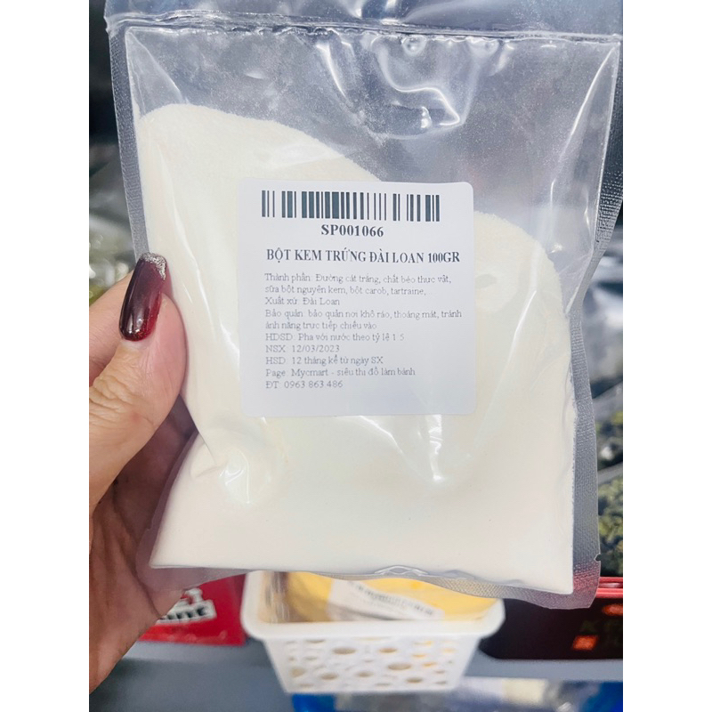 Bột kem trứng Đài Loan 100g