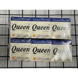 Mực Queen Tím Xanh Đen 30ml (Mực Viết Máy Queen)
