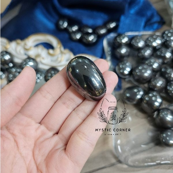 Tumbled Hematite, đá thanh tẩy, bảo vệ bản thân và tâm trí, đá thạch anh, phong thủy
