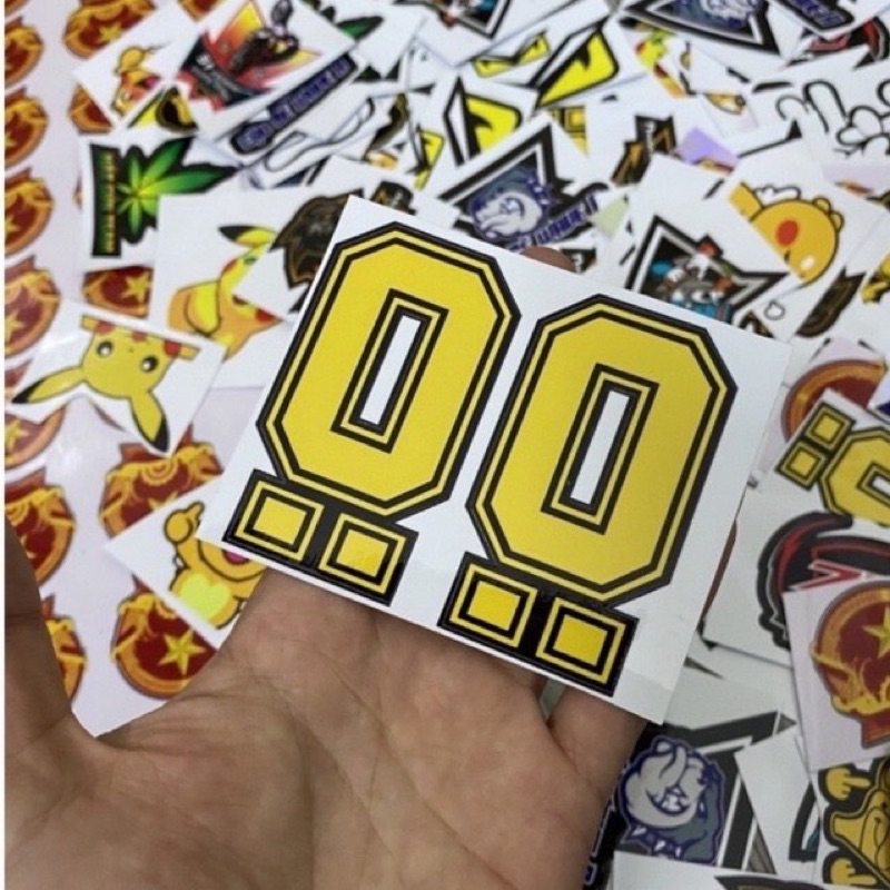 Tem Chữ O Trang Trí Nhiều Vị Trí Trên Xe Cực Chất.