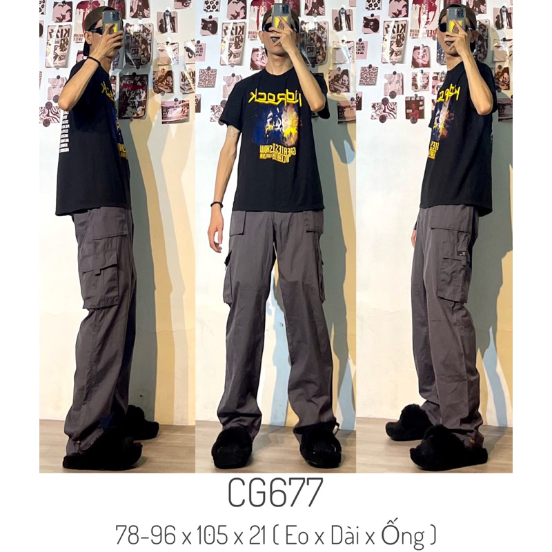 Quần túi hộp cargo pants 2hand