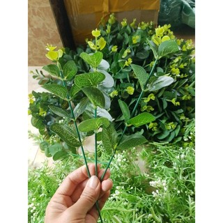 Lẻ cành lá táo 1 nhánh trang trí