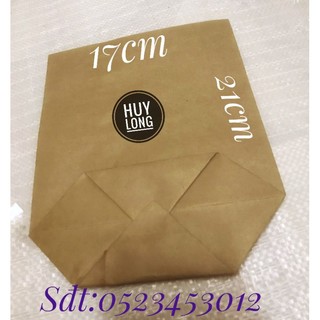 100 chiếc Túi giấy đựng đựng bánh mì, gà rán
