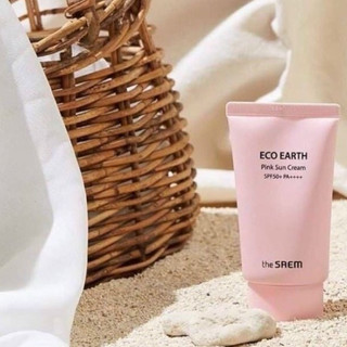 Kem chống nắng the same eco earth power pink sun cream