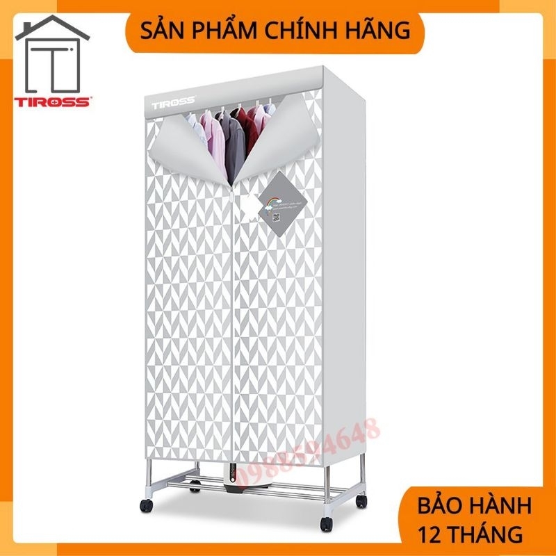 [Tiross-Việt Nam] Máy Sấy Quần Áo Tiross TS883, Sản phẩm chính hãng, bảo hành 12 tháng