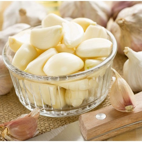 Tỏi ngâm giấm đường chua ngọt hũ 500gr giòn ngon nhiều công dụng