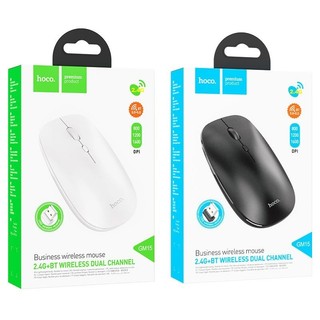 Chuột không dây + bluetooth Hoco GM15 (Chính hãng bảo hành 12 tháng)