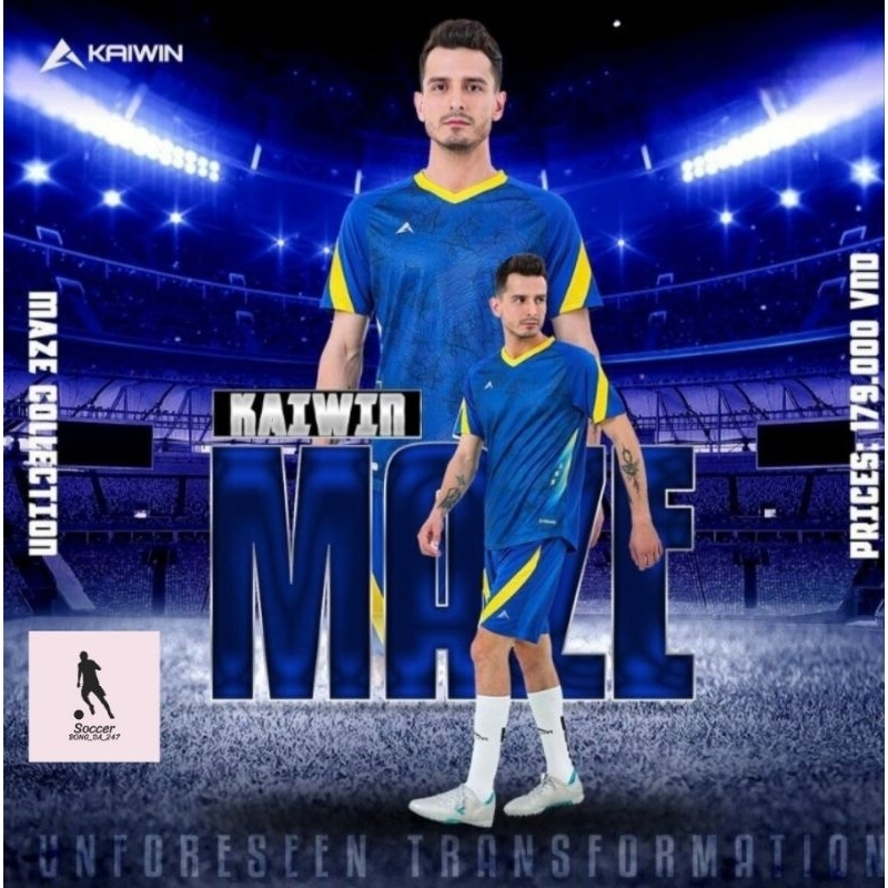 BỘ QUẦN ÁO BÓNG ĐÁ KAIWIN - MAZE