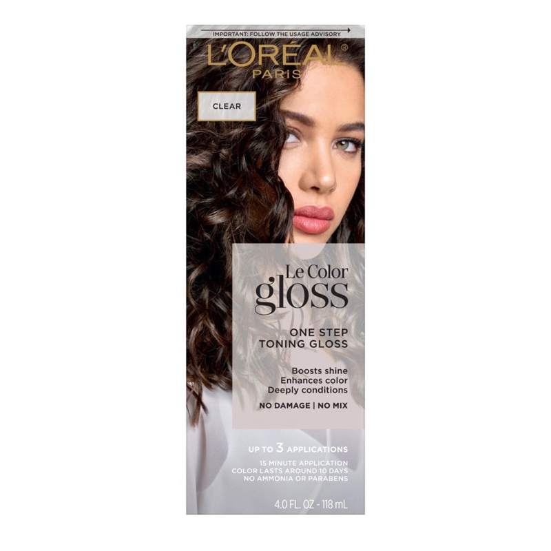 Kem làm bóng lên màu cho tóc chỉ 1 bước L'Oreal Paris Le Color Gloss one Step Toning Gloss,119ml