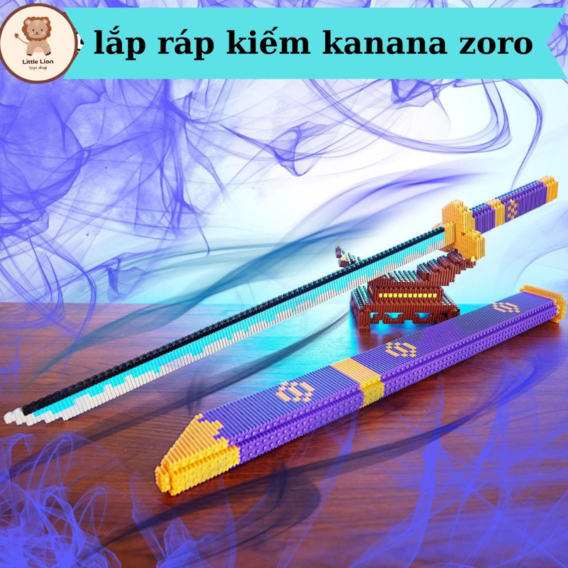 Lắp ráp mô hình kiếm Katana Linkgo,Xinz của Zoro One Piece giá rẻ