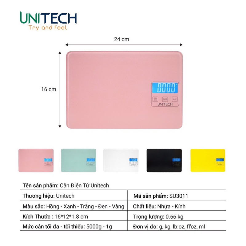 Cân điện tử Unitech ( màu ngẫu nhiên)