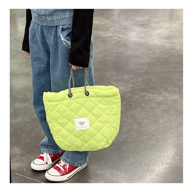 Túi tote trần bông cầm tay, đeo vai cho bé