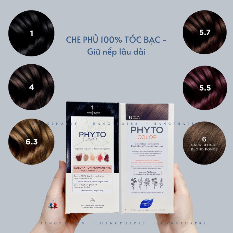 Nhuộm tóc Phyto Pháp