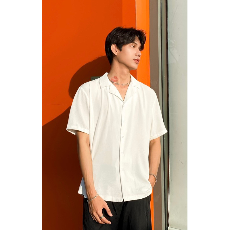 Áo sơ mi ngắn tay cuban Robus chất đủi nhăn Curban shirt