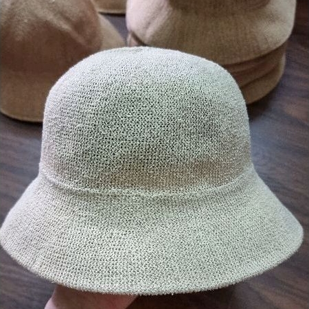 Mũ Cói Trơn Siêu Đẹp, Mũ Cói Bucket Phong Cách Vintage Xinh Xắn