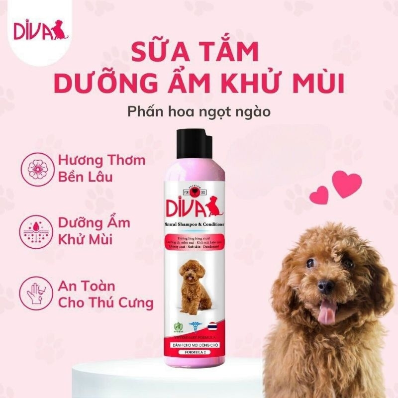 SỮA TẮM DIVA CHO CHÓ 260ML