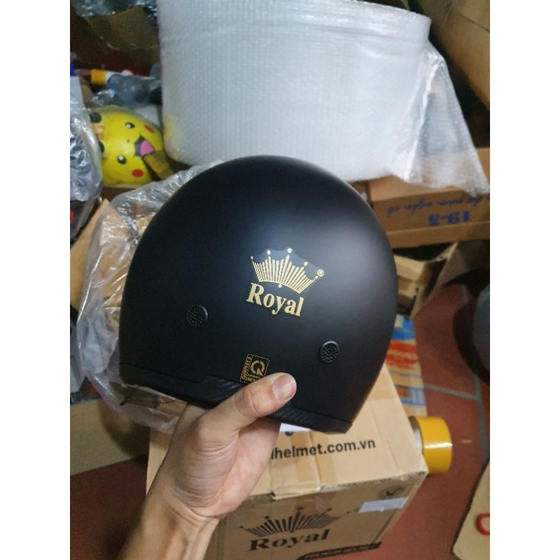 Mũ bảo hiểm kính âm dấu kính Royal m139 bảo hành 12 tháng - Nón bảo hiểm phượt M139