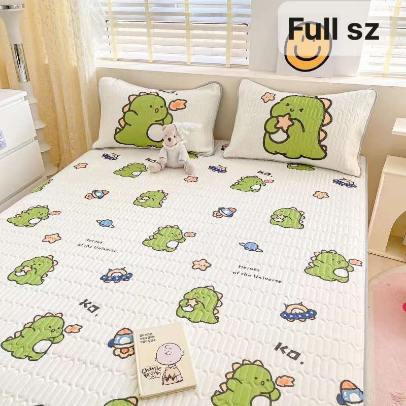 Chiếu điều hòa Tencle Latex 5D cao cấp ga điều hòa cao su non chun cài 4 góc chất mát lạnh nhiều hình ngộ nghĩnh đủ size