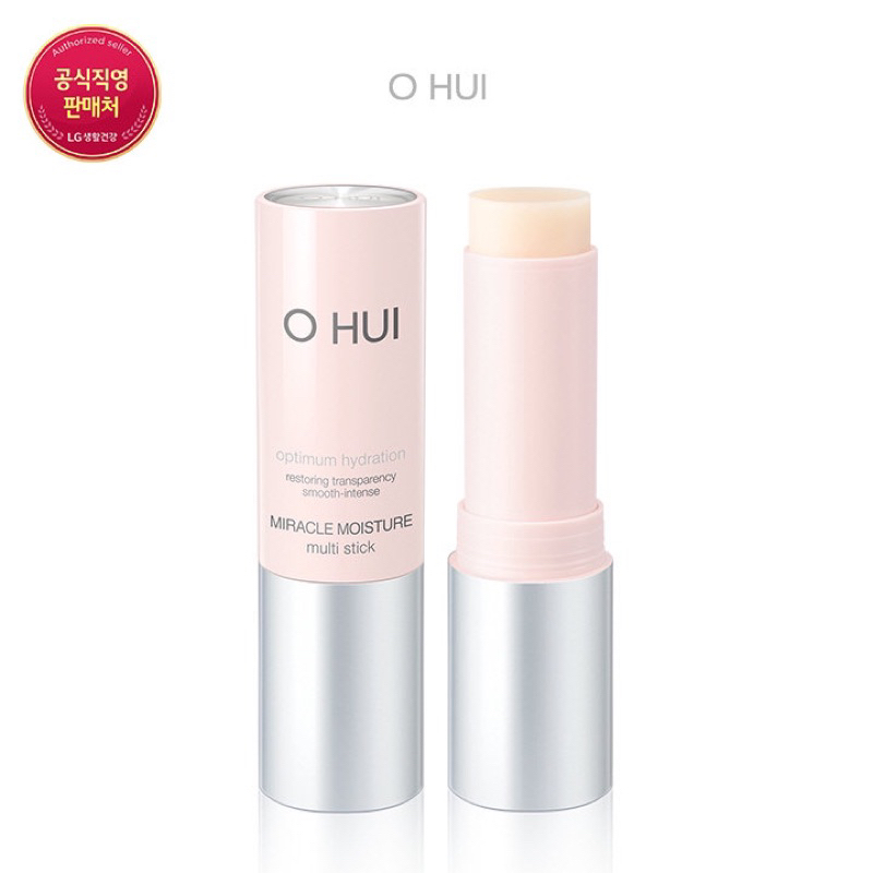 Thanh dưỡng làm trắng cấp ẩm giảm nhăn Ohui hồng Miracle Moisture Multi Stick tách sét