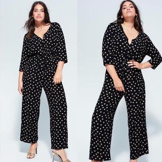 [virusplussize]jumsuit bigsize VIOLETA