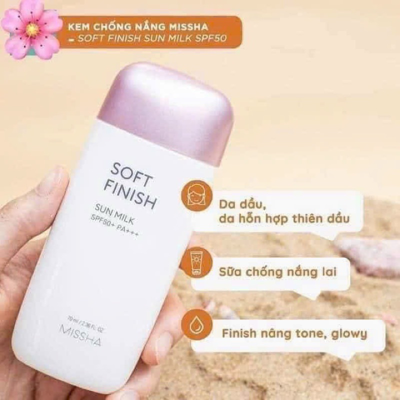 KEM CHỐNG NẮNG MISHA HỒNG SPF 50 + PA+++