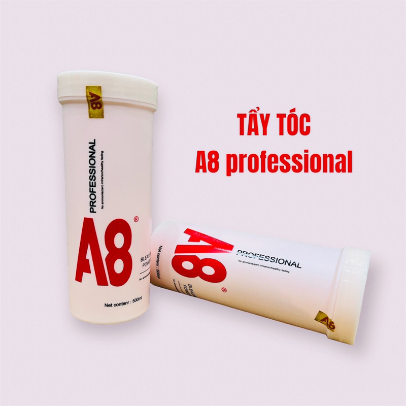 Bột Tẩy Tóc colagen A8 Dạng Hộp | Tẩy Êm Không Xót - Không Xơ Tóc - Lên Tông Nhanh