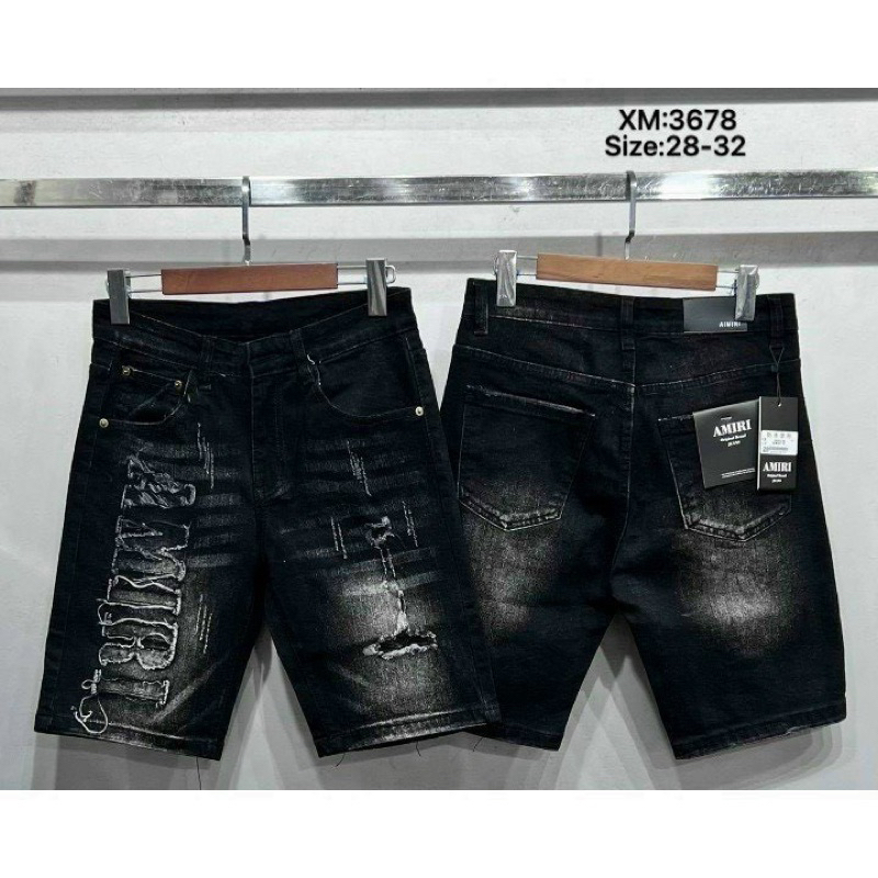 Quần jeans short nam Amiri siêu đẹp