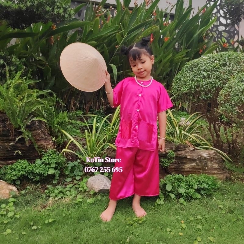 Bà ba cho bé - Tay ngắn quần lửng đáng yêu