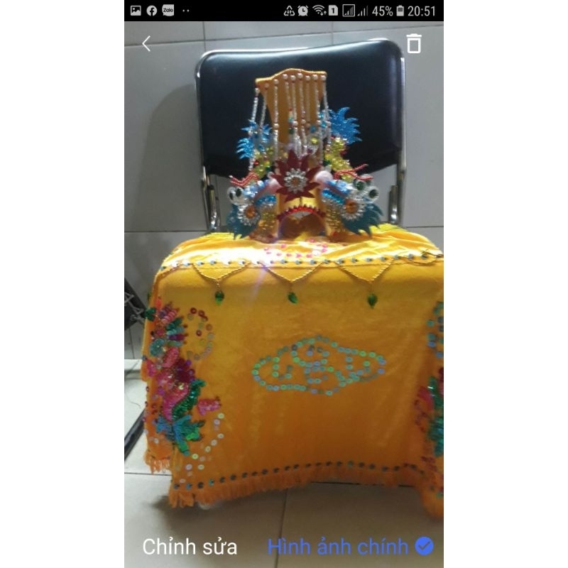 BỘ ÁO VÀ MÃO NGỌC HOÀNG