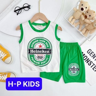 MINKY MOM Bộ Ba Lỗ Thun Lạnh Cho Bé (7-18KG)